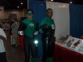 Green Lanterns 2009 Heroes Con photo Comic Art
